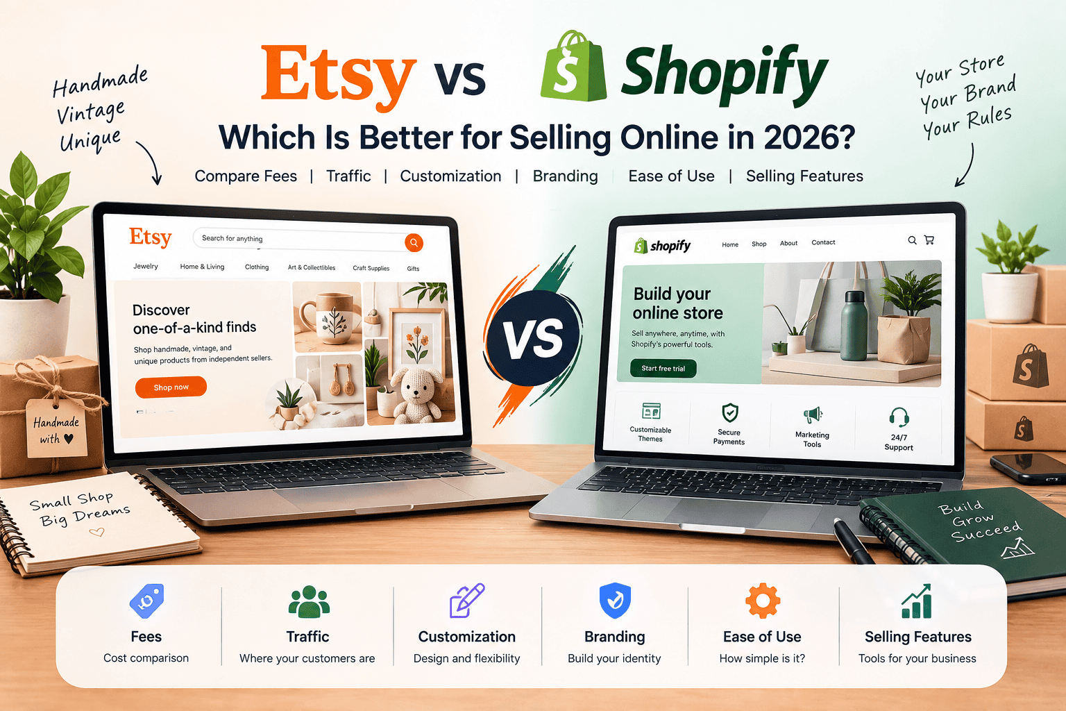 Etsy vs Shopify