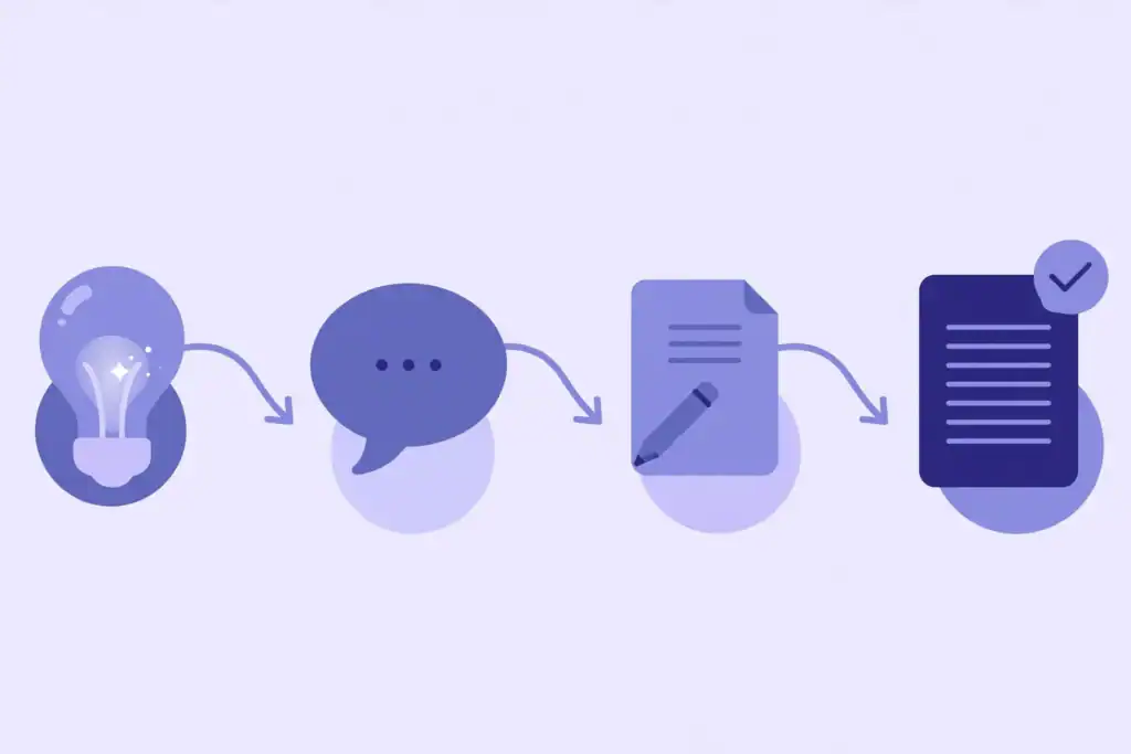 How an AI writing tool works